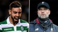 Bruno Fernandes Jurgen Klopp Sporting CP Liverpool