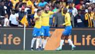 Gaston Sirino, Jeremy Brockie & Thapelo Morena, Mamelodi Sundowns, July 2018