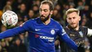 Gonzalo Higuain Chelsea Tom Lees Sheffield Wednesday FA Cup