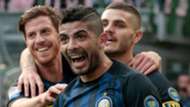 Ever Banega Mauro Icardi Inter Atalanta Serie A