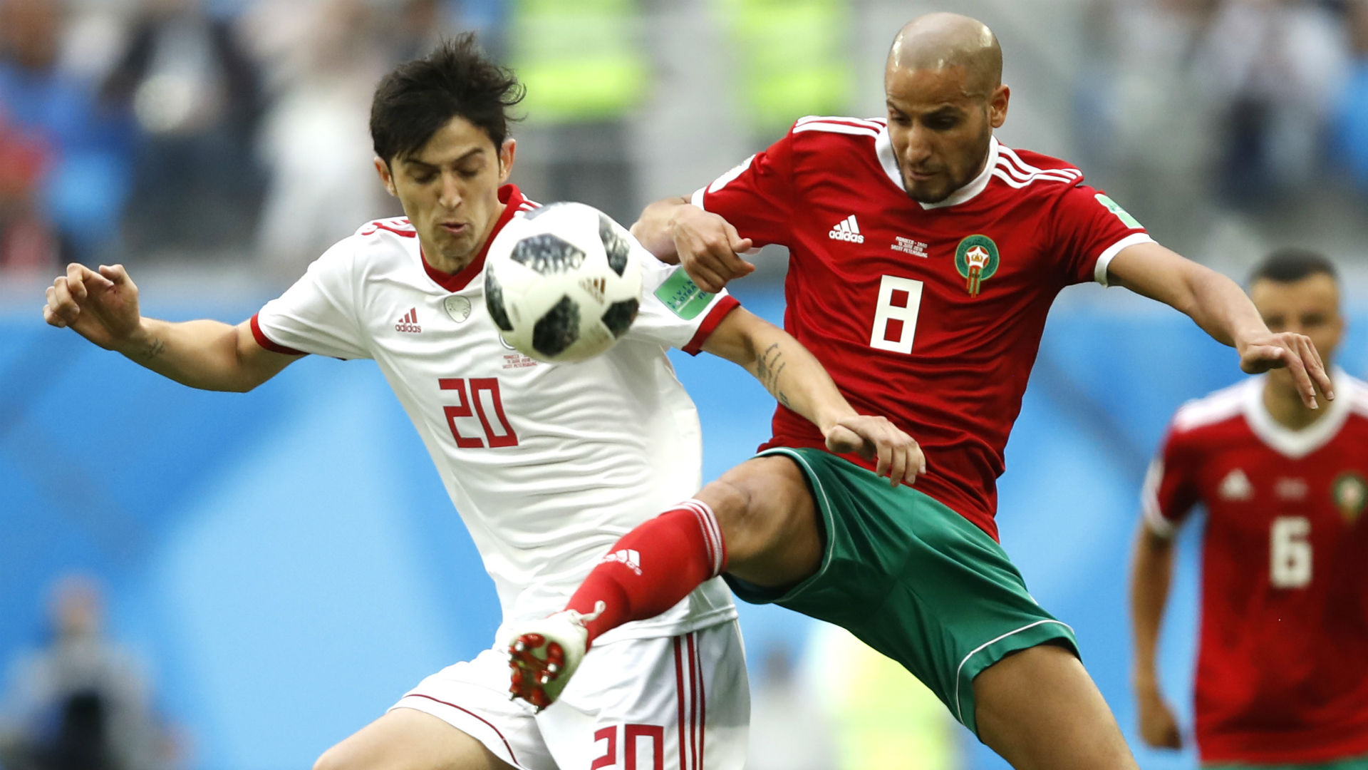 Image result for morocco loss vs iran