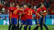 Morata Iniesta David Silva Spain Turkey Euro 2016