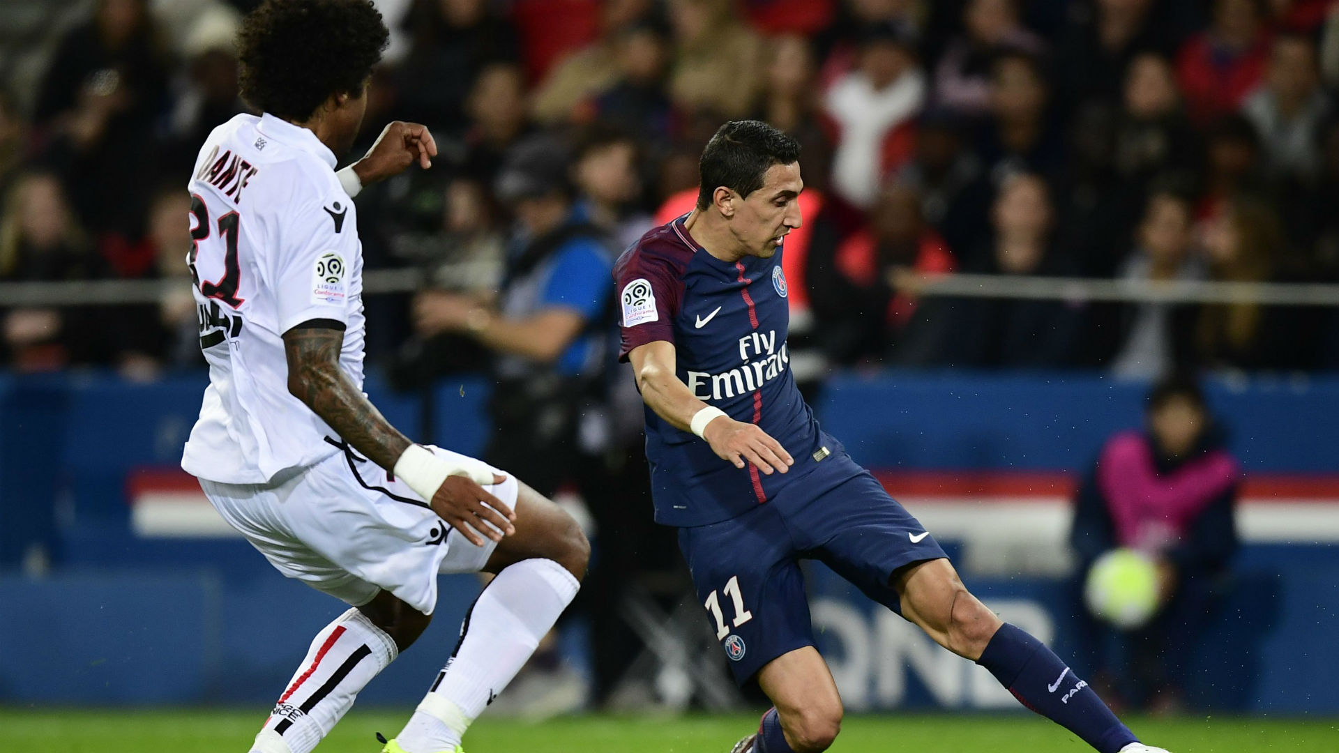 Angel Di Maria PSG Nice Ligue 1 27102017