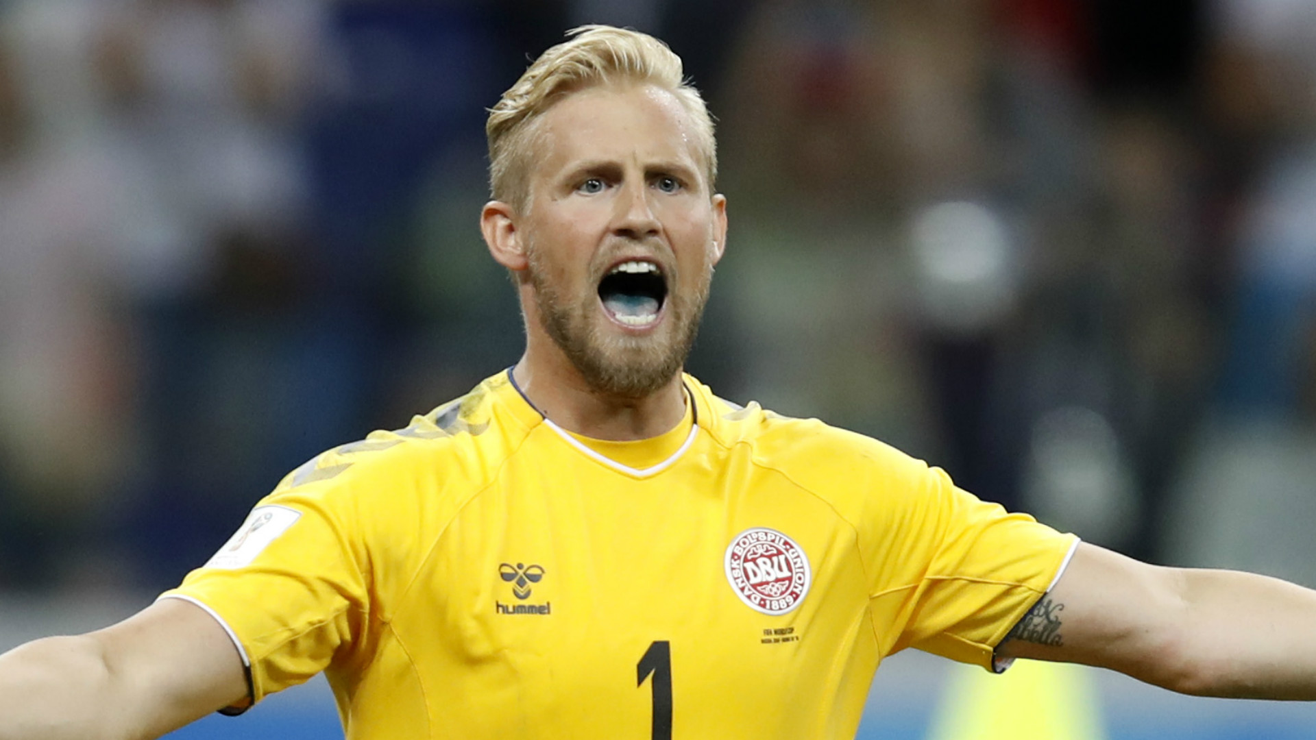 Kasper Schmeichel Denmark 2018