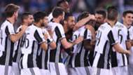 Juventus celebrating Coppa Italia
