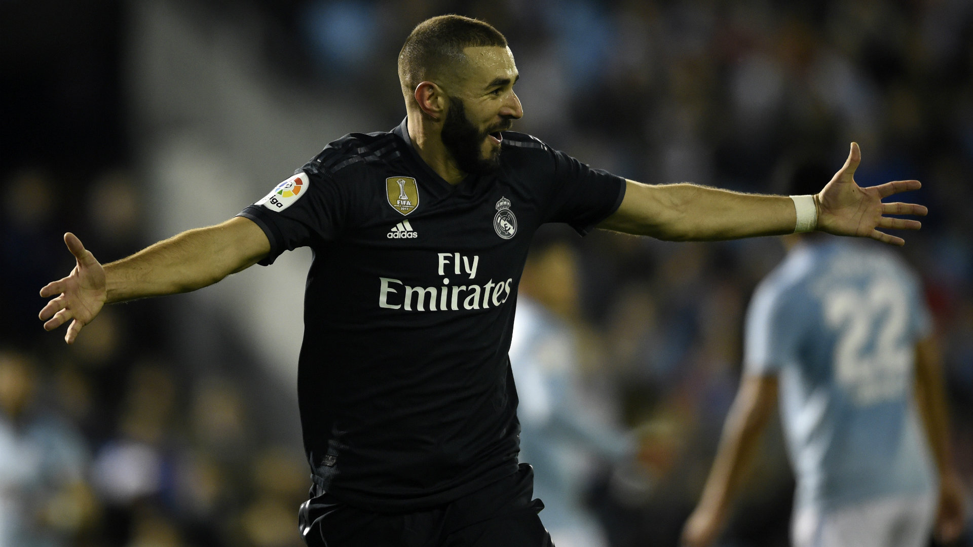 Karim Benzema Celta Vigo vs Real Madrid La Liga 2018-19