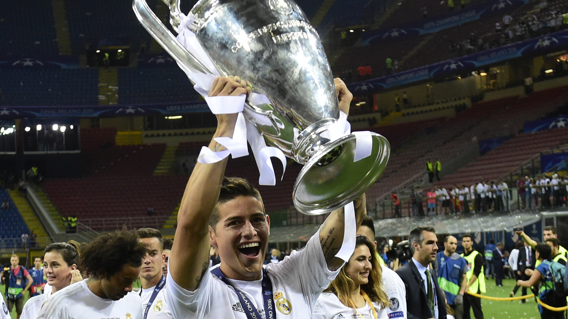  real madrid champion league 2016 of james rodriguez 