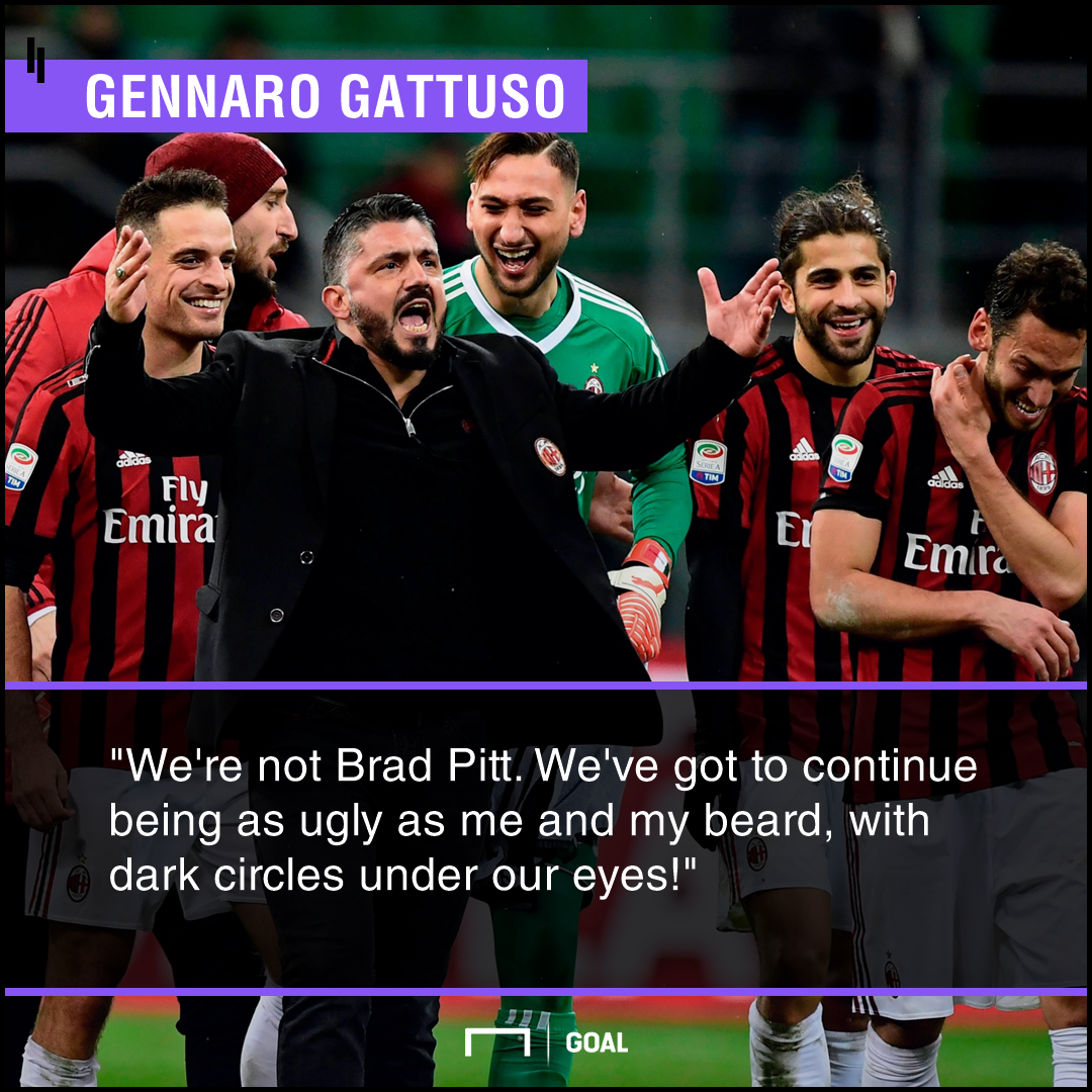 Arsenal Vs AC Milan Wenger Beware General Gattuso Has Serie A