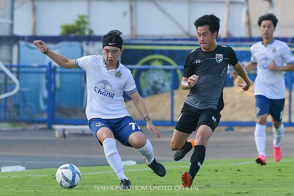ผลการค้นหารูปภาพสำหรับ ช้างศึก U-21 ประเดิมอุ่นพ่ายนครปฐม 2-0