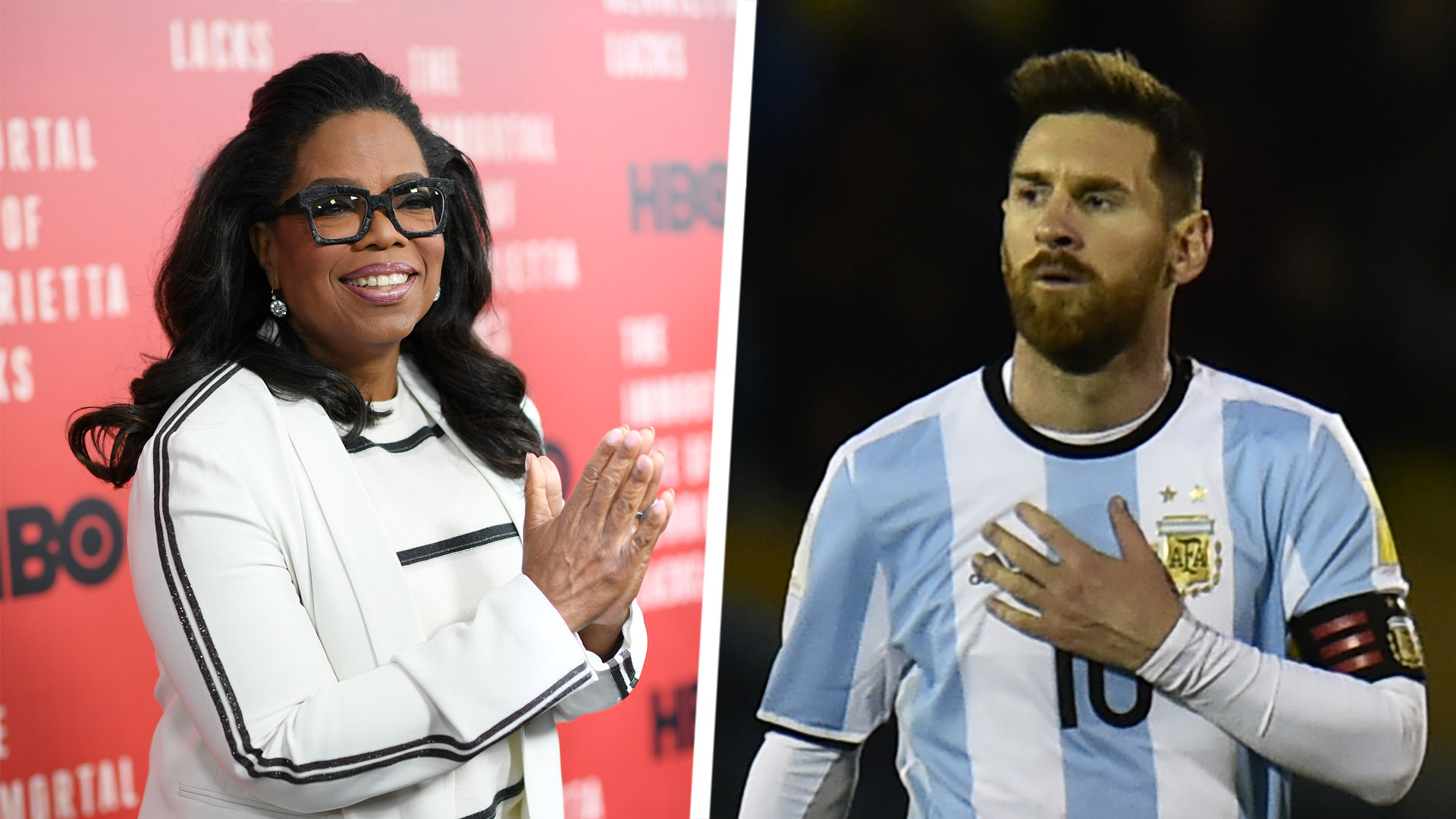 Image result for oprah winfrey messi