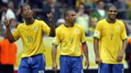 Brasil 2006 Ronaldinho Ronaldo Nazario Adriano