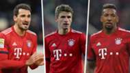 Mats Hummels, Thomas Muller, Jerome Boateng, Bayern Munich