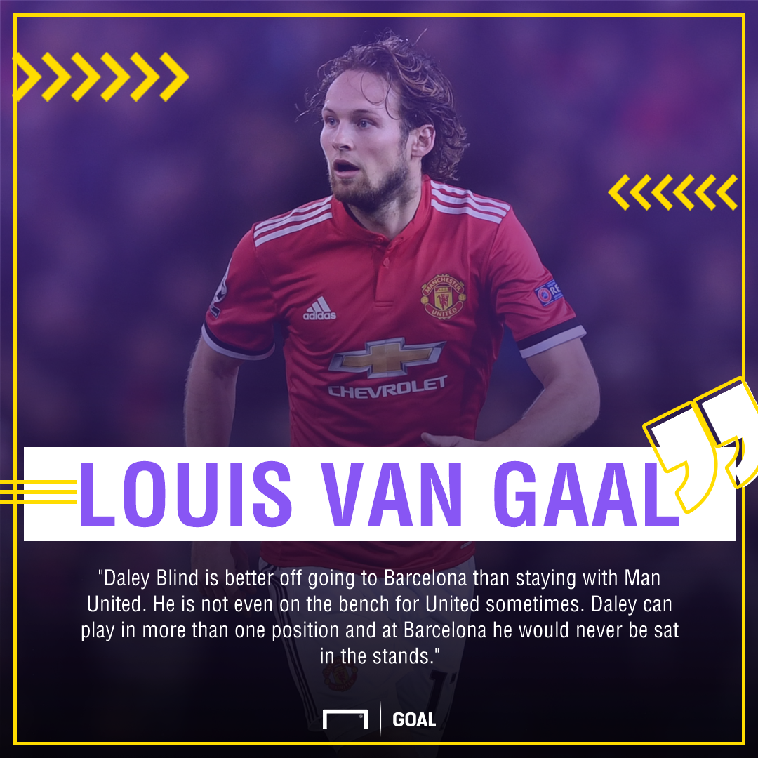 Daley Blind to Barcelona Louis van Gaal