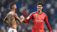 Thibaut Courtois Sergio Ramos Real Madrid 2018-19