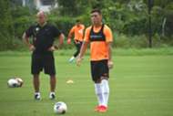 Hong Kong team prepare for the world cup qualifer.