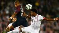 Kylian Mbappe David Alba PSG Bayern UEFA Champions League 27092017