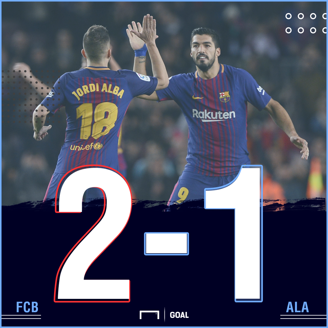 Barcelona Alaves score