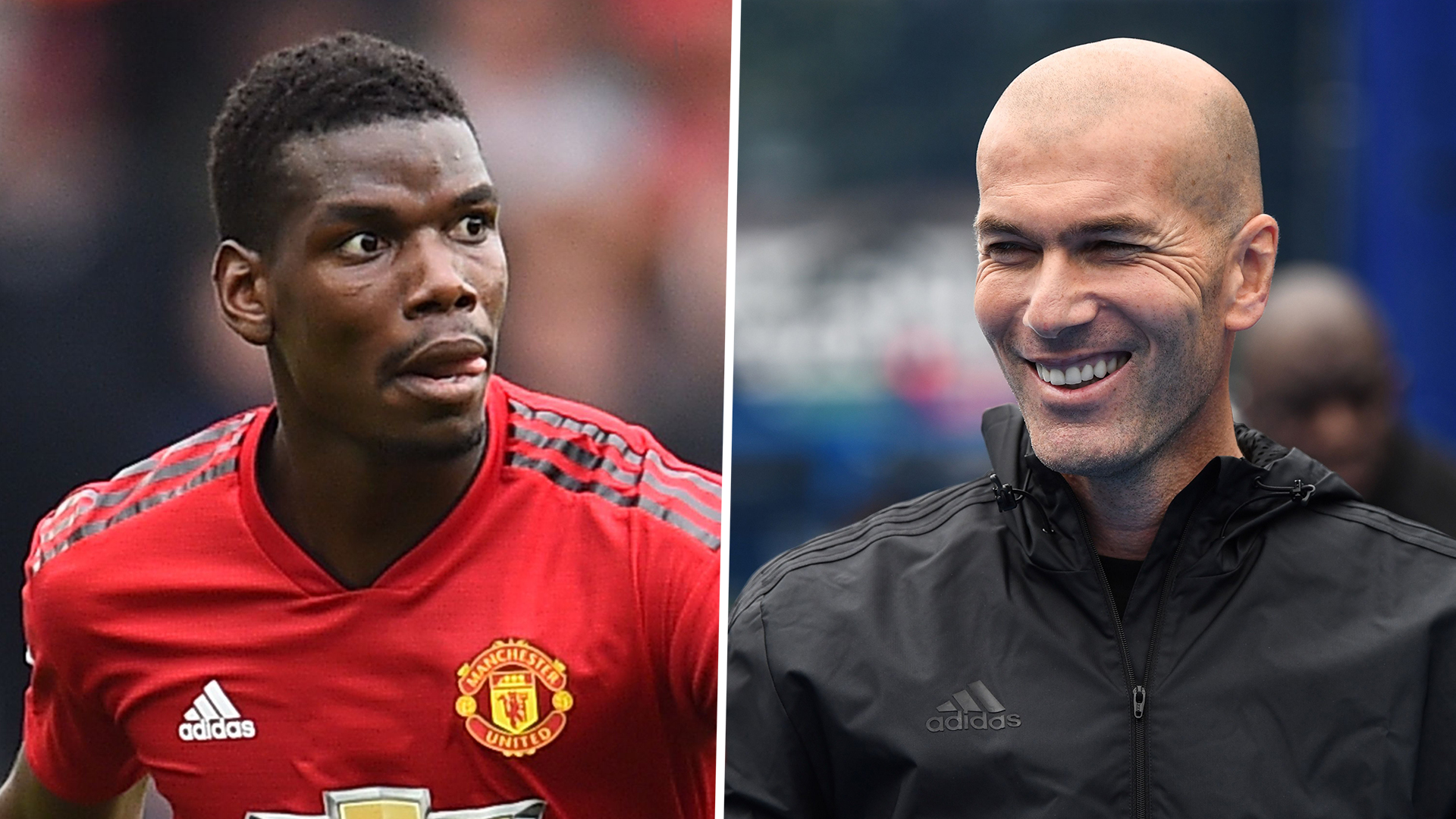 The split of Paul Pogba Zinedine Zidane