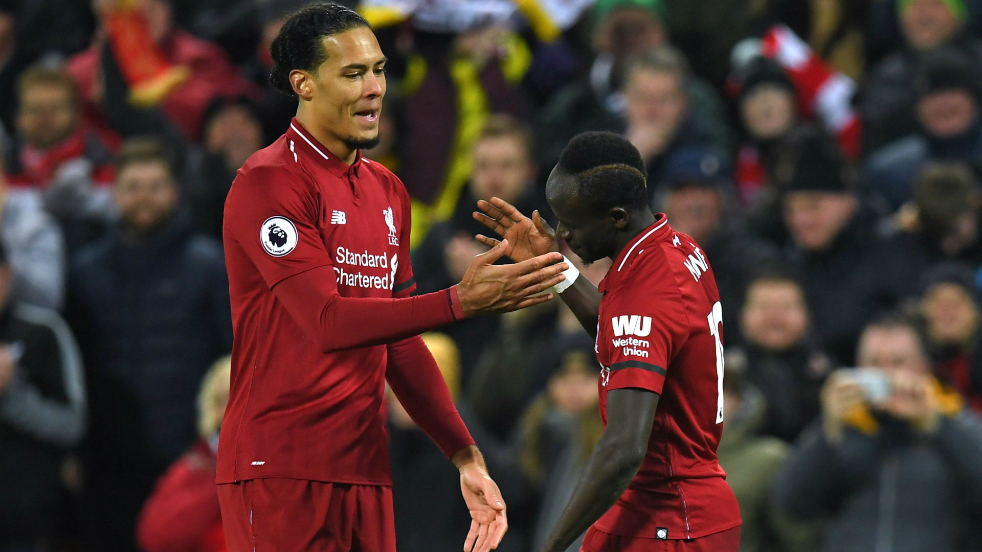 Virgil van Dijk Sadio Mane 01192019