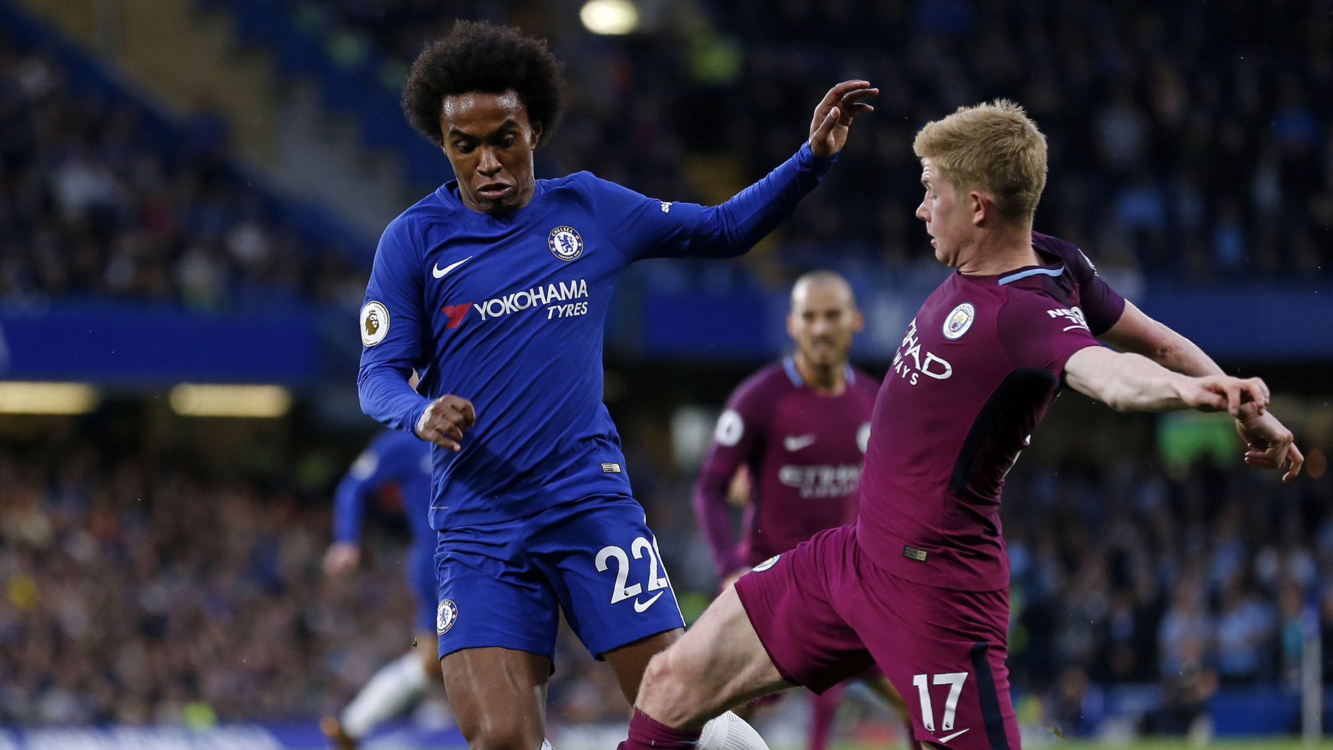 Willian Kevin De Bruyne Chelsea Manchester City Premier League