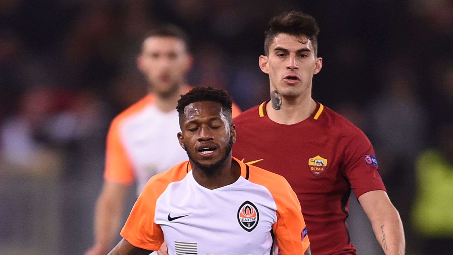 Diego Perotti Fred Roma Shakhtar Donetsk