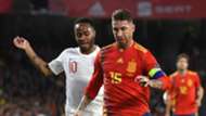 Sergio Ramos Raheem Sterling Spain vs England Nations League 2018-19