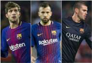 Sergi Roberto Jordi Alba Victor Valdés Barcelona 220218