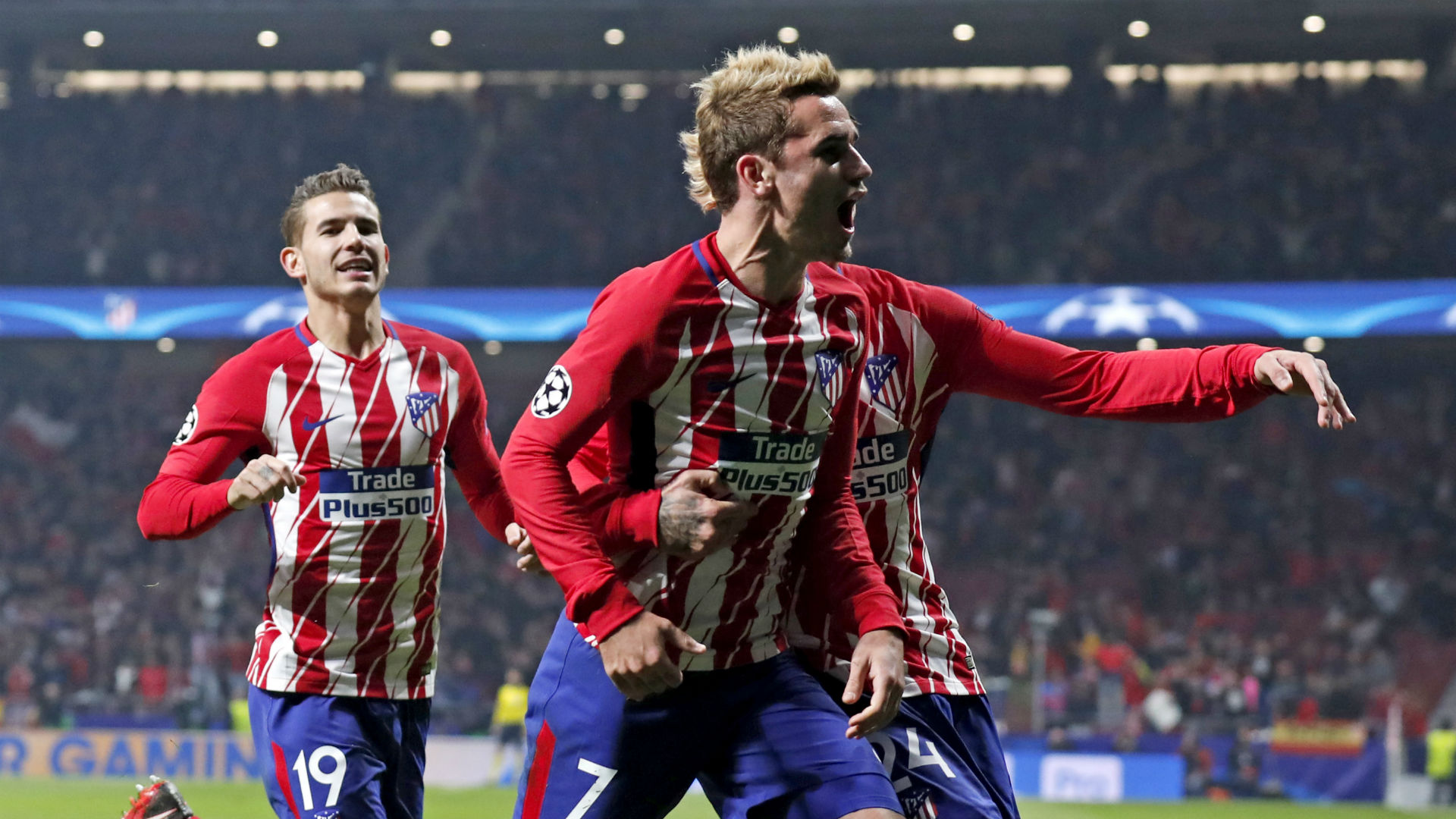 Antoine Griezmann Atletico Madrid Roma Champions League