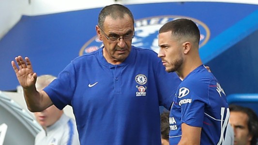 Image result for maurizio sarri chelsea win