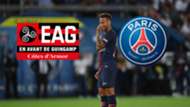 GFX GUINGAMP PSG LIVE STREAM TV DAZN
