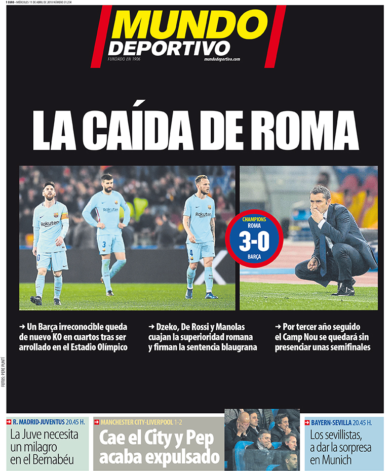 Mundo Deportivo front cover 11/04