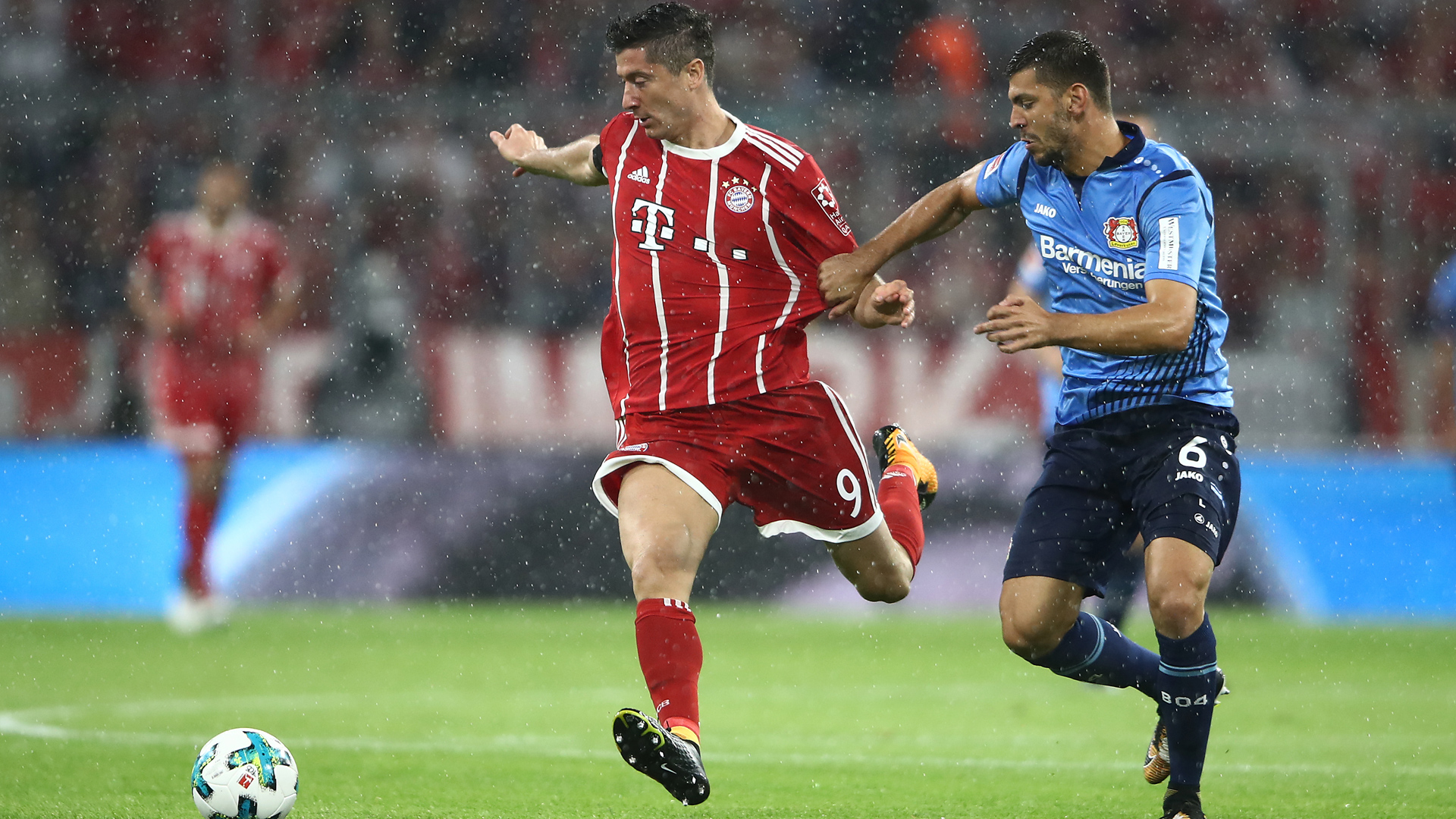 Dragovic, Lewandowski, Leverkusen - Bayern München, 08172017