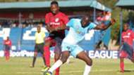 Aziz Okaka of AFC Leopards v Pistone Mutamba of Sofapaka.