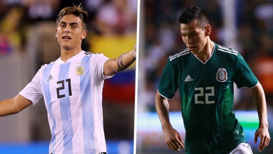 Paulo Dybala Hirving Lozano Argentina Mexico GFX