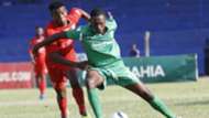 Yema Mwana of Bandari FC and Charles Momanyi of Gor Mahia.