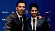 Gigi Buffon Al Khelaifi PSG