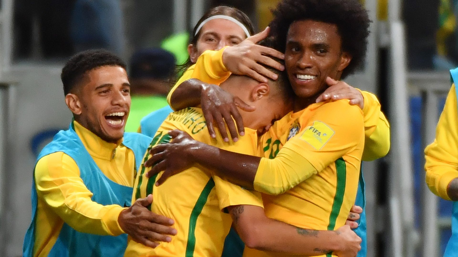 Coutinho Willian Brazil Ecuador Eliminatorias 2018 31082017