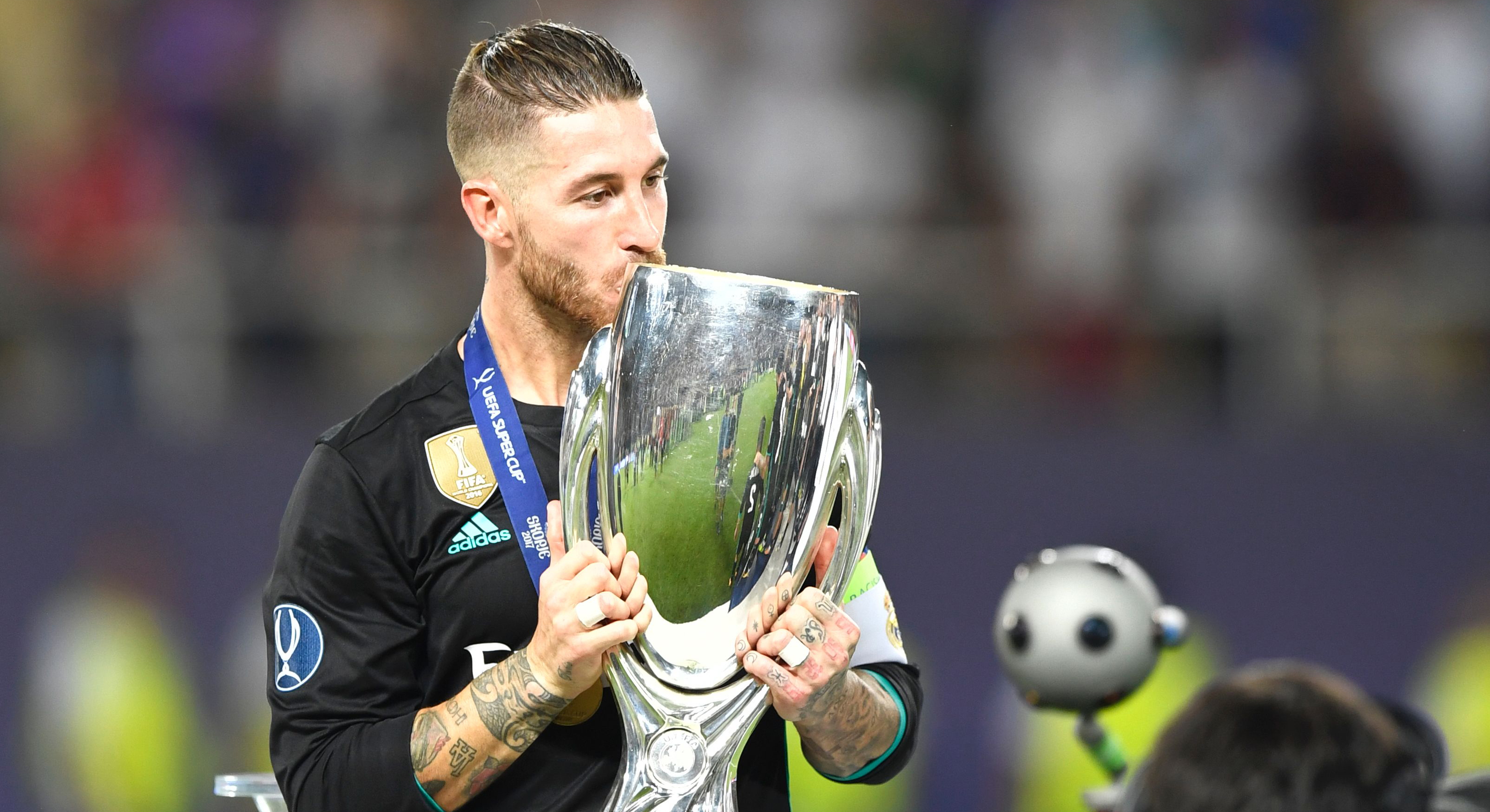 Sergio Ramos Real Madrid Manchester United UEFA Super Cup