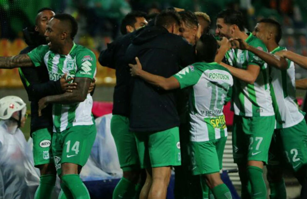 Atlético Nacional gol v Deportivo Cali Liga Águila 2018-I