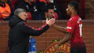 Solskjaer Rashford Manchester United