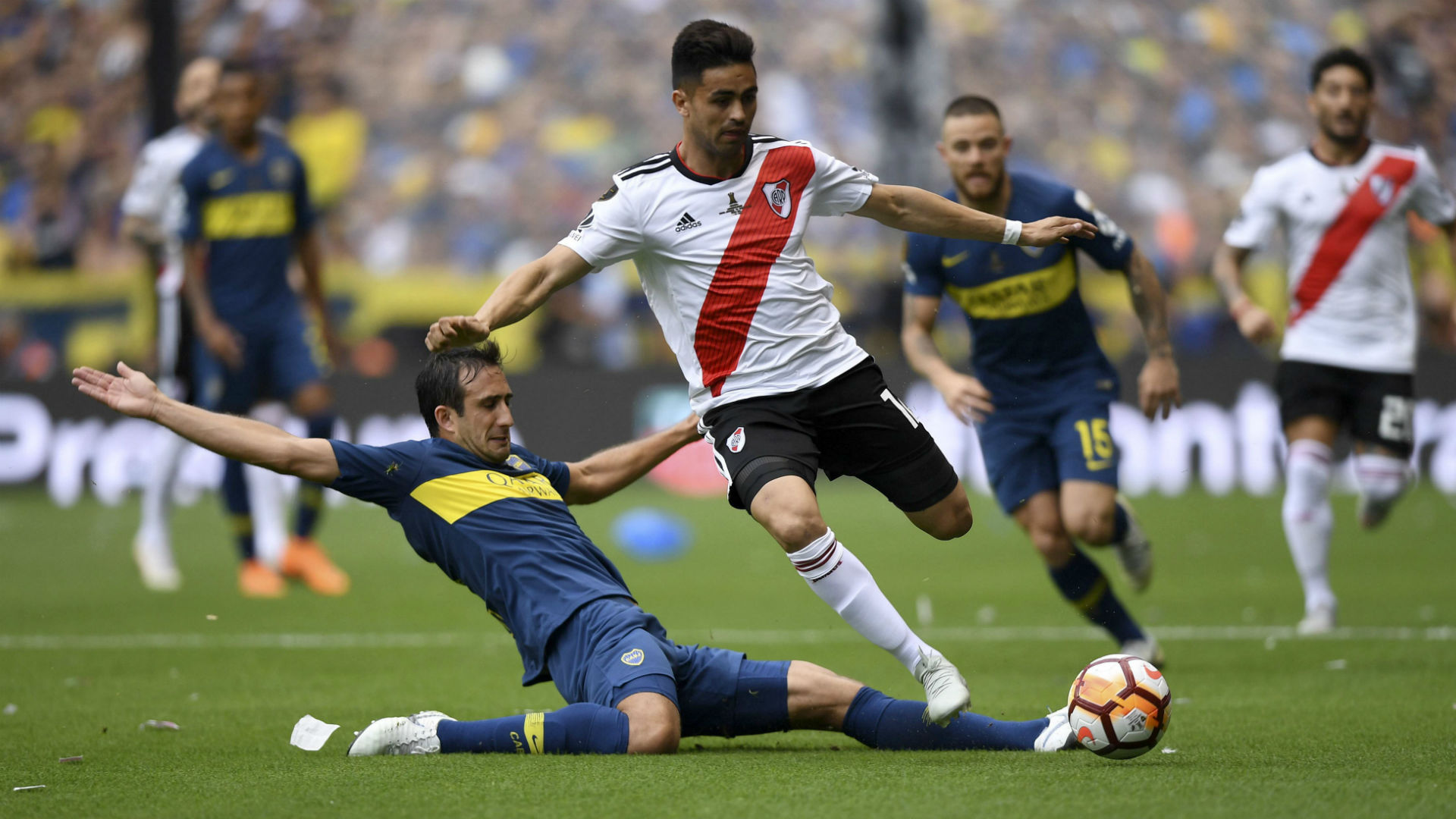 Izquierdoz Pity Martinez Boca River Final Copa Libertadores 11112018