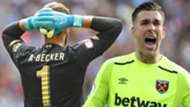 Alisson Becker Adrian Liverpool
