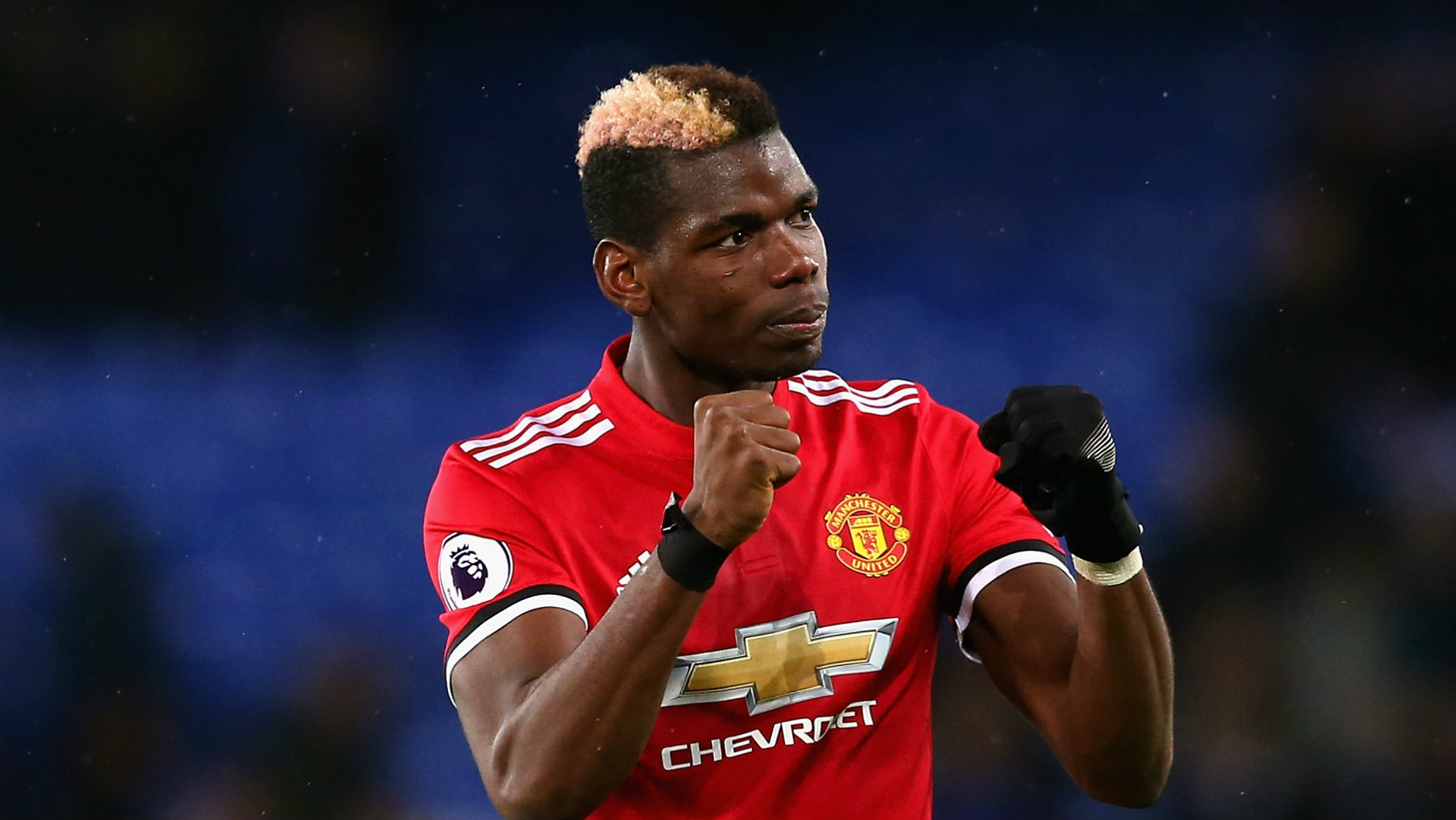 Paul Pogba, Everton vs Manchester United, 17/18