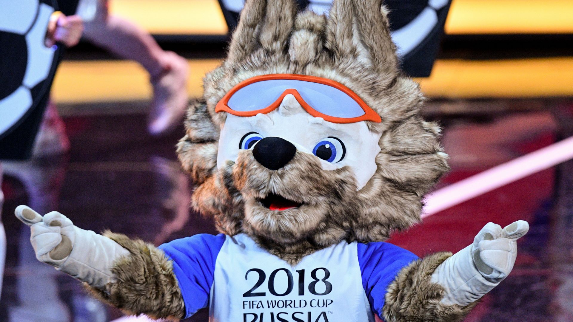 Zabivaka mascot FIFA World Cup 2018 draw