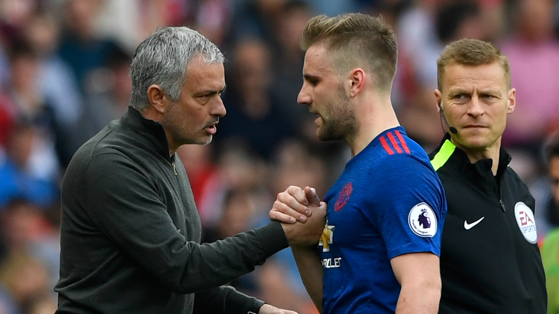 Jose Mourinho Luke Shaw Manchester United Sunderland 09042017