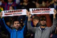 Pancartas Camp Nou Barcelona Sevilla