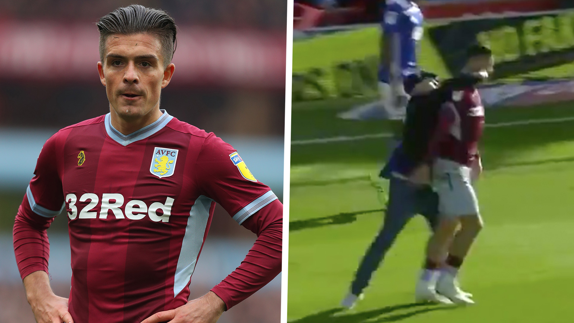 Jack Grealish Attacked By Fan: Aston Villa Skipper Struck By Birmingham ...