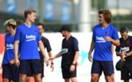 Frenkie de Jong Antoine Griezmann FC BArcelona Training