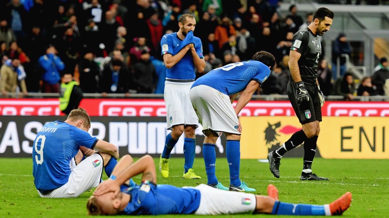 منتخب إيطاليا فشل في التأهل لكأس العالم