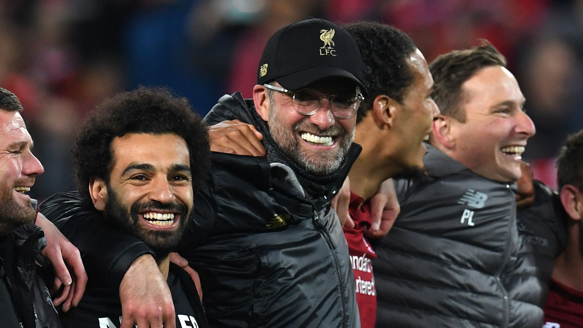 Jurgen Klopp Mohamed Salah Liverpool Barcelona Champions League